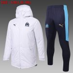 2021 Olympique de Marseille White Cotton Jacket - 图片 2
