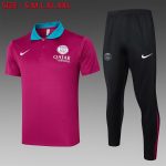 Paris Saint-Germain 24-25 Purple Red Polo Shirt