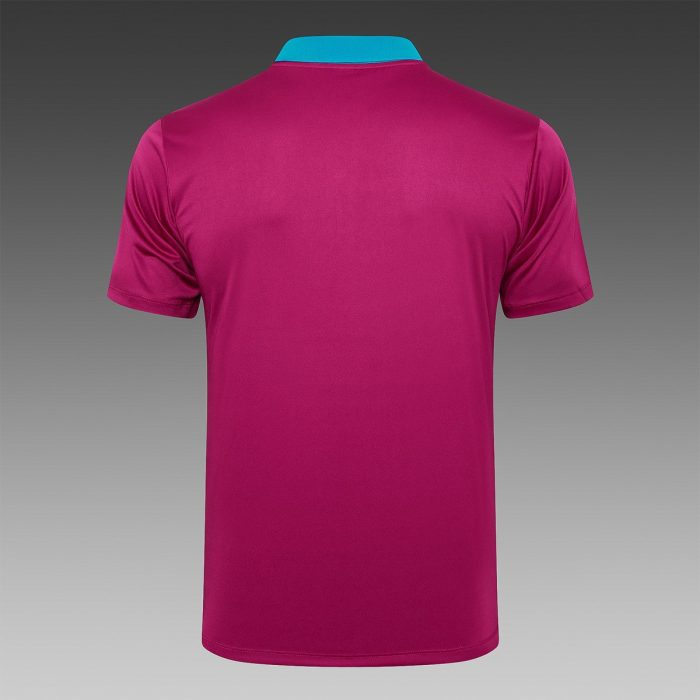 Paris Saint-Germain 24-25 Purple Red Polo Shirt - 图片 8