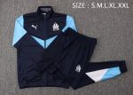 Olympique de Marseille 21-22 Long Sleeve Training Suit Blue - 图片 2