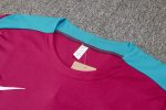 Paris Saint-Germain 24-25 Purple Red Short Sleeve Training Shirt - 图片 6