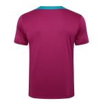 Paris Saint-Germain 24-25 Purple Red Short Sleeve Training Shirt - 图片 7