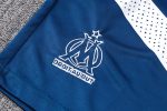 Olympique de Marseille 22-23 White Short Sleeve Training Set with 5-Inch Shorts - 图片 3