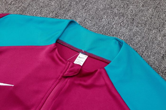 Paris Saint-Germain 24-25 Half-Zip Jacket Purple Red - 图片 6