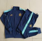 Olympique de Marseille 25/26 Long Zipper Jacket - Blue - 图片 9
