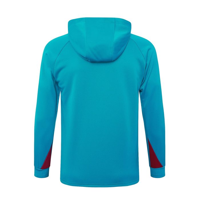 PSG 24-25 Half-Zip Hoodie Paris Blue - 图片 7
