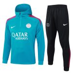 PSG 24-25 Half-Zip Hoodie Paris Blue - 图片 8