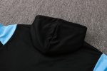 Olympique de Marseille 21/22 Long Zip Jacket Black - 图片 5