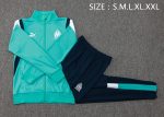 Olympique de Marseille 23-24 Long Sleeve Training Jersey Lake Blue with White and Royal Blue Shoulder - 图片 2