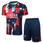 Paris Saint-Germain 24-25 Short Sleeve Training Shirt Blue Splatter - 图片 8