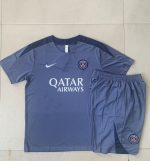 Paris Saint-Germain Light Gray Short Sleeve Training Shirt - 图片 9