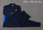 Olympique de Marseille 24-25 Semi-Zip Jacket Player Version Navy Blue - 图片 4