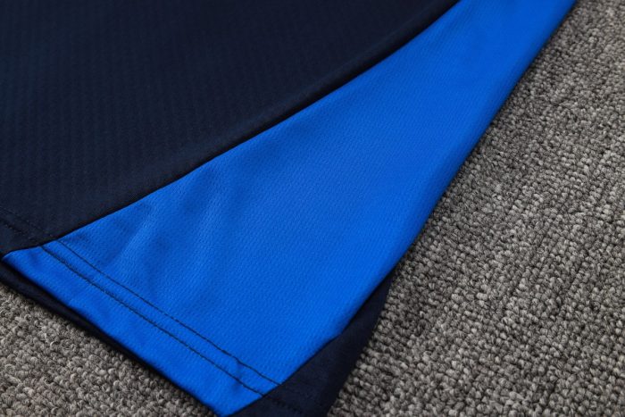 Olympique de Marseille 24-25 Semi-Zip Jacket Player Version Navy Blue - 图片 5