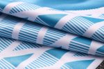 Olympique de Marseille 2021 Light Blue Long Zipper Jacket - 图片 3