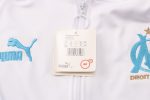 Olympique de Marseille 21-22 Long Zip Jacket White - 图片 2