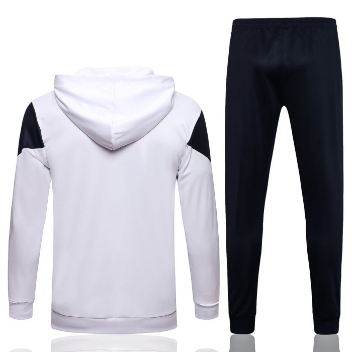 Olympique de Marseille 21-22 Long Zip Jacket White - 图片 8