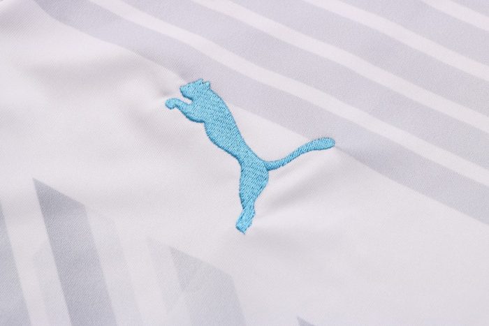 Olympique de Marseille 22/23 Short Sleeve Full Body Ink White (with Pants) - 图片 5