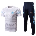 Olympique de Marseille 22/23 Short Sleeve Full Body Ink White (with Pants) - 图片 8