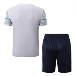 Olympique de Marseille 2022-23 White Short Sleeve Training Set with 5-Inch Shorts - 图片 8