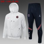 Nike Paris Saint-Germain 21-22 White Windbreaker - 图片 2