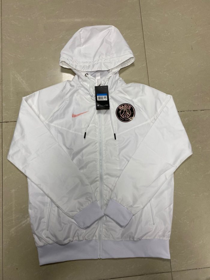 Nike Paris Saint-Germain 21-22 White Windbreaker - 图片 3