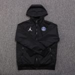PSG 22/23 Jordan Black Windbreaker - 图片 2
