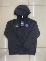 PSG 22/23 Jordan Black Windbreaker - 图片 9