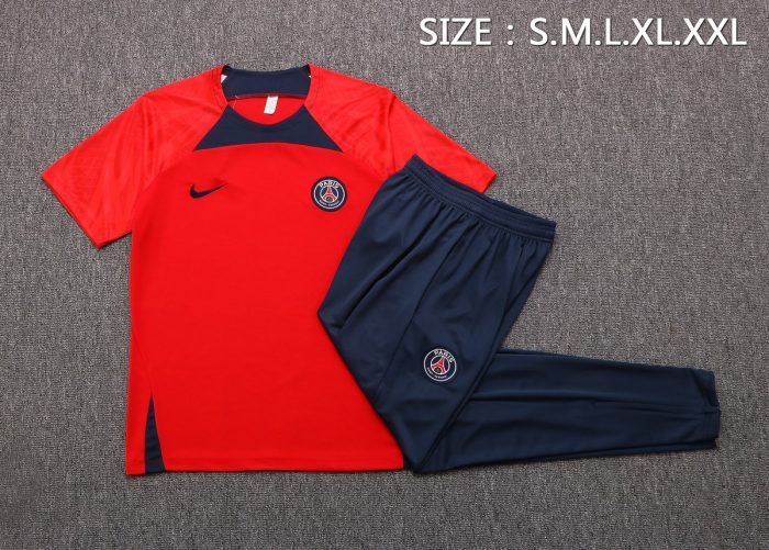 Nike Paris Saint-Germain 22-23 Red Short Sleeve Training Suit - 图片 6