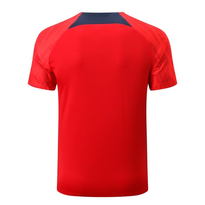 Nike Paris Saint-Germain 22-23 Red Short Sleeve Training Suit - 图片 7