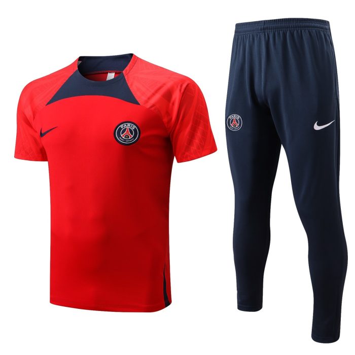 Nike Paris Saint-Germain 22-23 Red Short Sleeve Training Suit - 图片 8