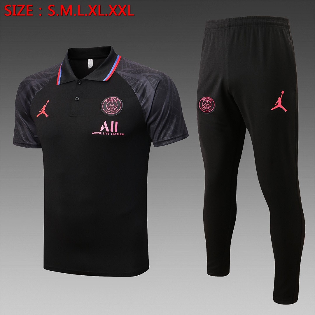 PSG 22/23 Jordan Black Polo