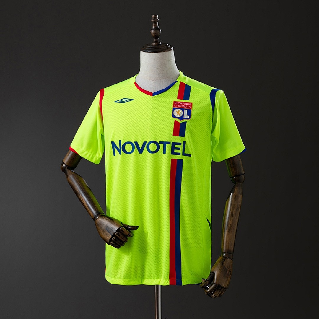 JER-6988_1 Olympique Lyon 2008/2009 Away Retro Jersey - 图片 1