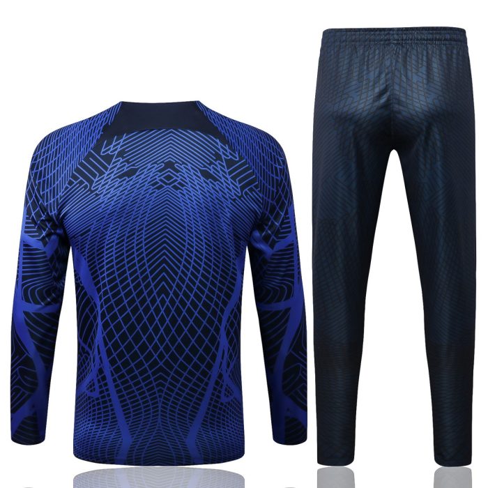 PSG 22/23 Half-Zip Jacket Blue - 图片 7