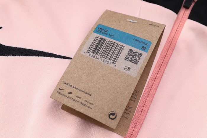 PSG 22-23 Pink Half-Zip Jacket - 图片 5