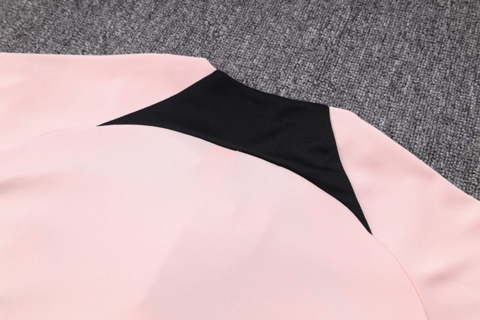 PSG 22-23 Pink Half-Zip Jacket - 图片 6