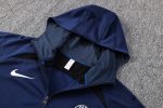 PSG 22/23 Long Zip Jacket Blue - 图片 5