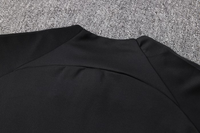 PSG 23-24 Long Zipper Jacket Black - 图片 3