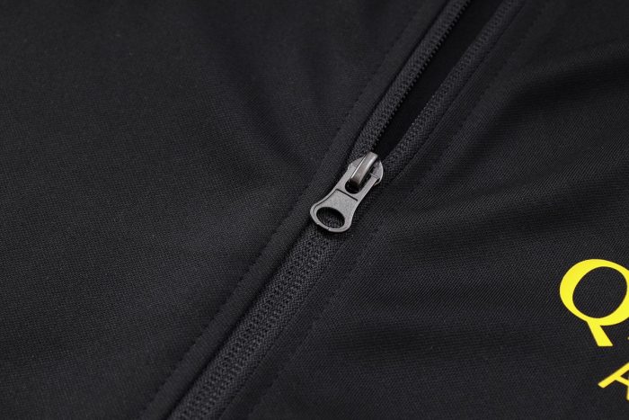 PSG 23-24 Long Zipper Jacket Black - 图片 5