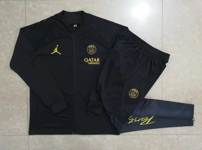 PSG 23-24 Long Zipper Jacket Black - 图片 9