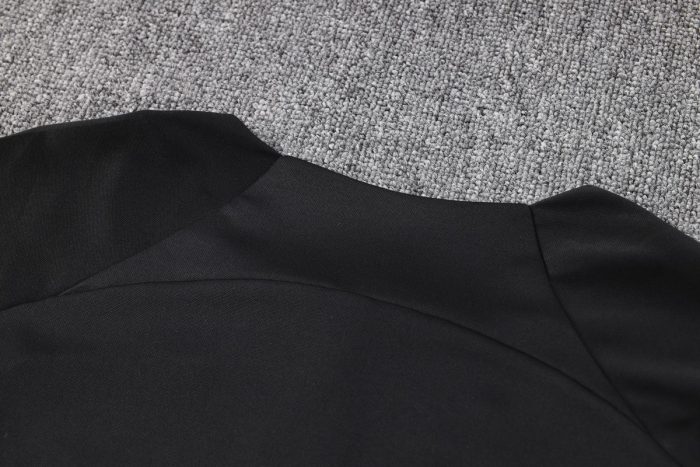 PSG 23-24 Jordan Black Half-Zip Jacket - 图片 3