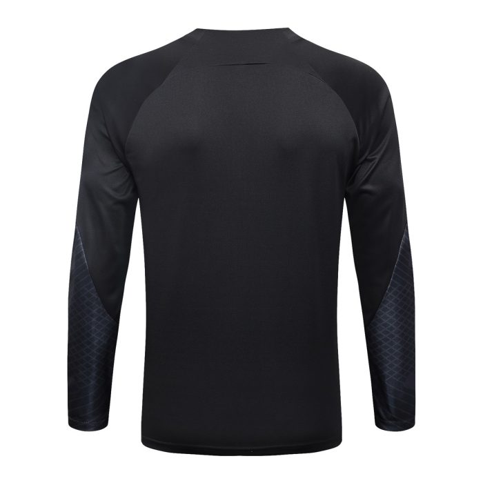 PSG 23-24 Jordan Black Half-Zip Jacket - 图片 7