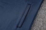 PSG 23-24 Long Zipper Jacket Navy Blue - 图片 4