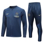 PSG 23-24 Long Zipper Jacket Navy Blue - 图片 8