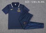 PSG 23-24 Polo Shirt Navy Blue - 图片 2