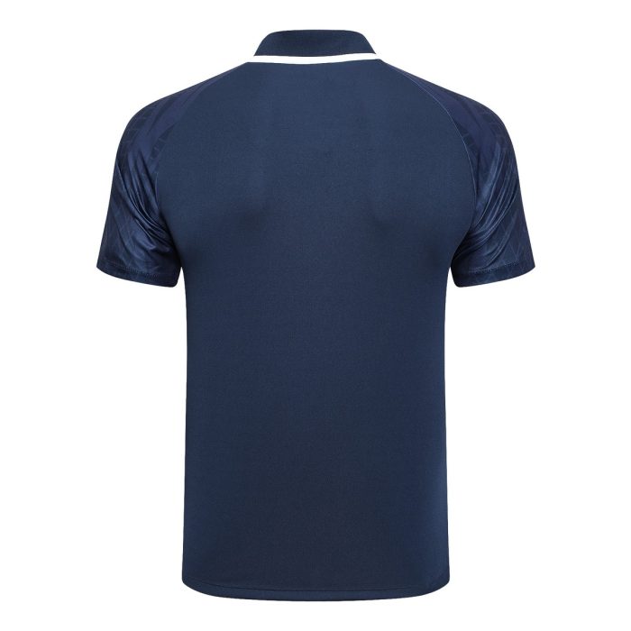 PSG 23-24 Polo Shirt Navy Blue - 图片 7