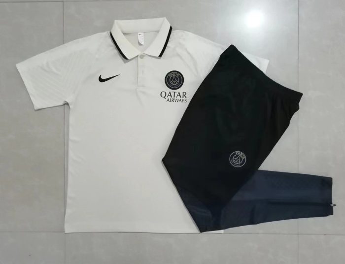 PSG 23-24 Polo Shirt Earth Yellow - 图片 9