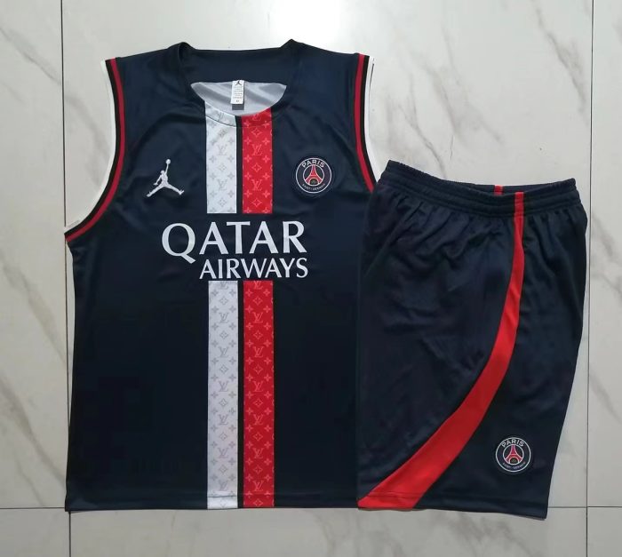 PSG 23/24 Jordan Blue Vest - 图片 9