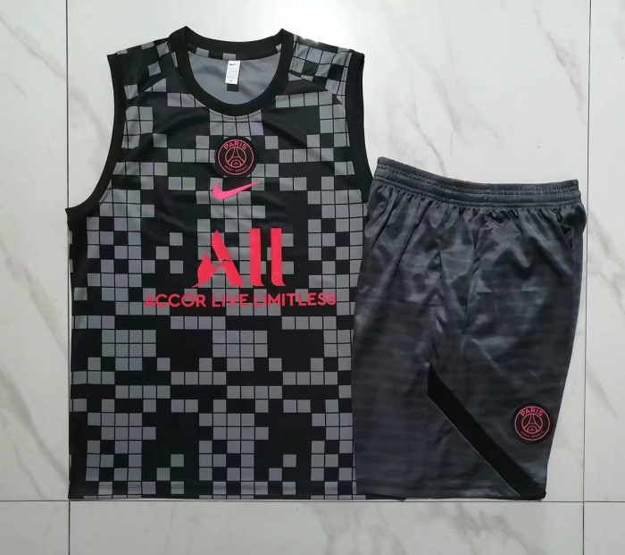 PSG 23/24 Black Grey Vest (Spray Ink) - 图片 9