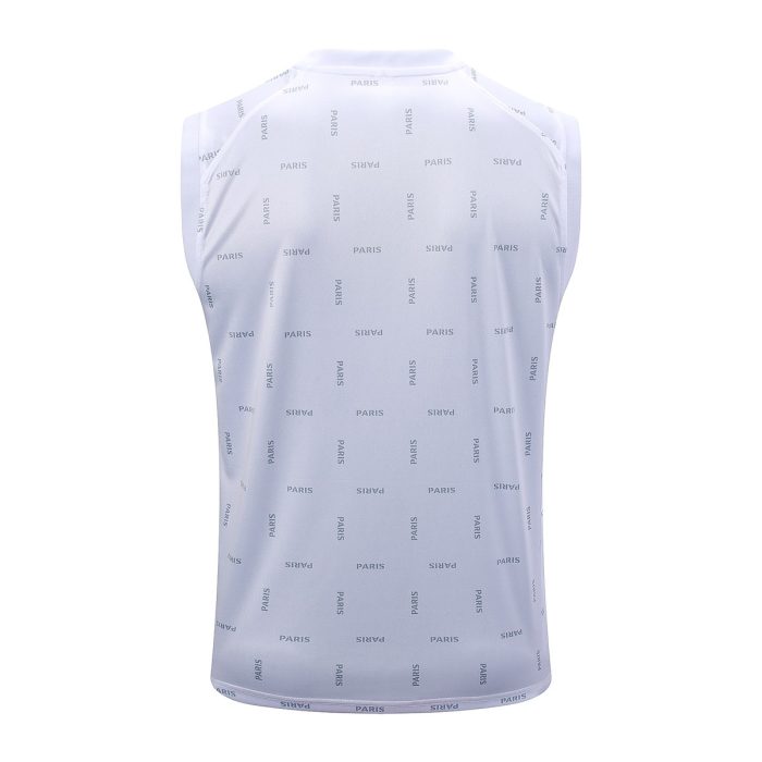 PSG 23/24 Jordan White Vest (Spray Ink) - 图片 8