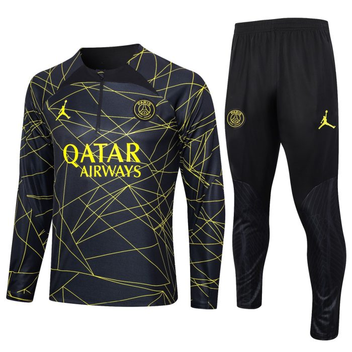 PSG 23-24 Jordan Black Training T-Shirt - 图片 8
